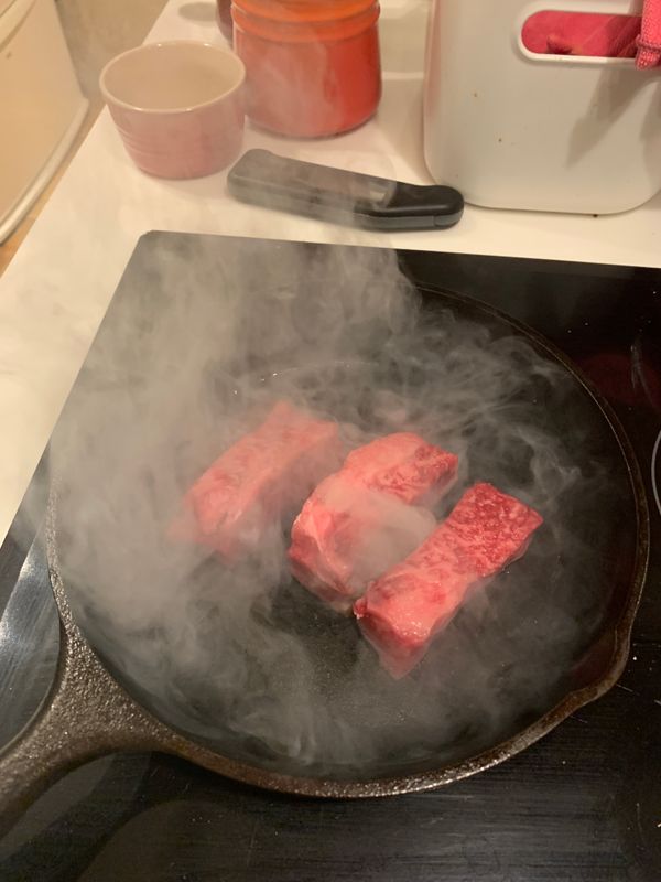 Kobayashi Wagyu Steak: Sous Vide vs. Cast Iron photo