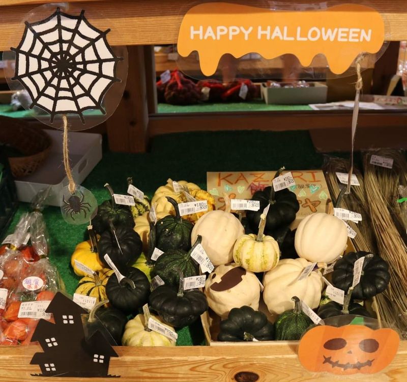 Farmer's market getting Halloween-ready! photo