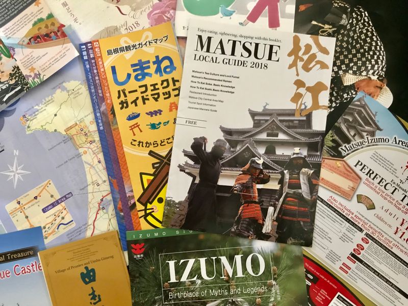 An education in travel through tourist center brochures photo