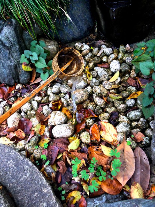 Suikinkutsu, a musical garden feature photo