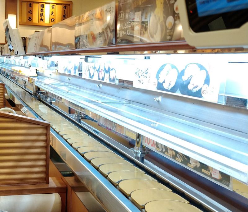 The Safety of Conveyor Belt Sushi Safety in Covid Japan photo