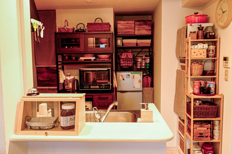 Как я организовываю свою кухню с магазинными материалами за 100 иен photo