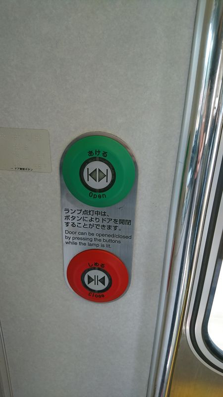 The Train Door's Open Button photo