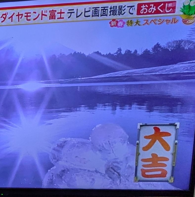 TV Omikuji on New Year's day photo