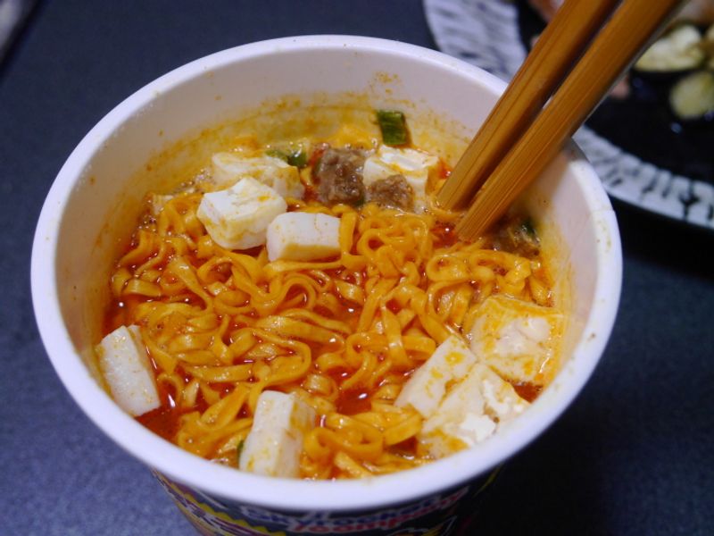 Chili-pepper Infused Cup Noodles photo