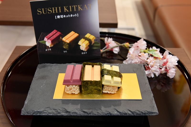 Nestlé Japan brings back Sushi KitKat for opening of airport chocolatory photo