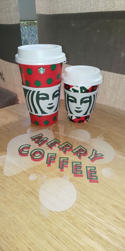 My annual Christmas treat to myself: Starbucks Christmas fare photo