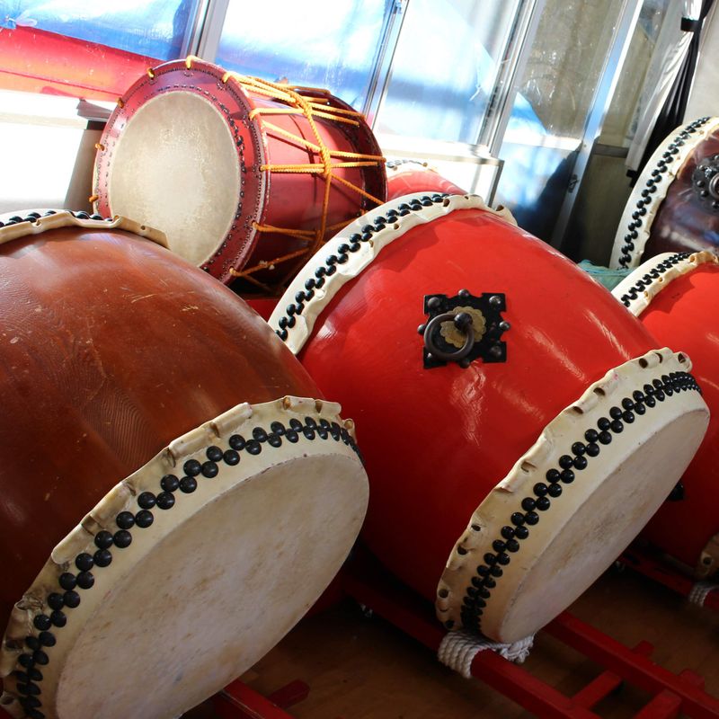 Never would I have played the taiko drums photo
