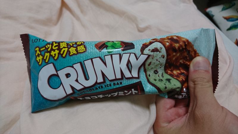 Mint Chocolate Crunky Ice-cream photo