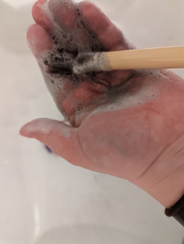 How to (Not) Ruin Your Kid's Calligraphy Brush photo