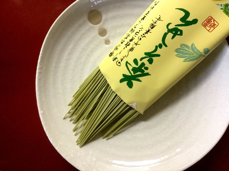 Shizuoka chasomen, summer tea noodles photo