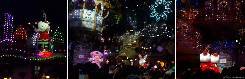 Celebrating Christmas at Sanrio Puroland photo