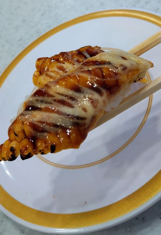 Surprisingly Fantastic Summer Corn Sushi at Kappazushi photo