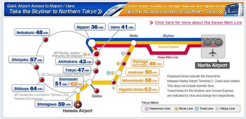 Trains or Buses: Traveling From and To Narita Airport photo