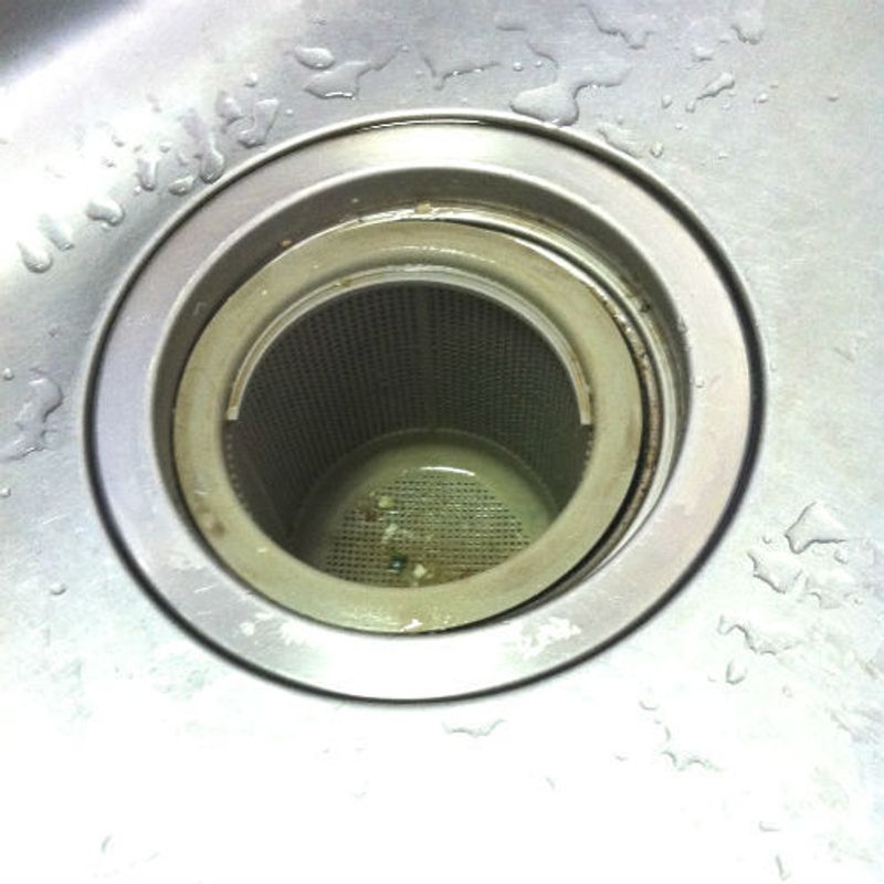 Why are you so strange, Japanese sink drain?
 photo