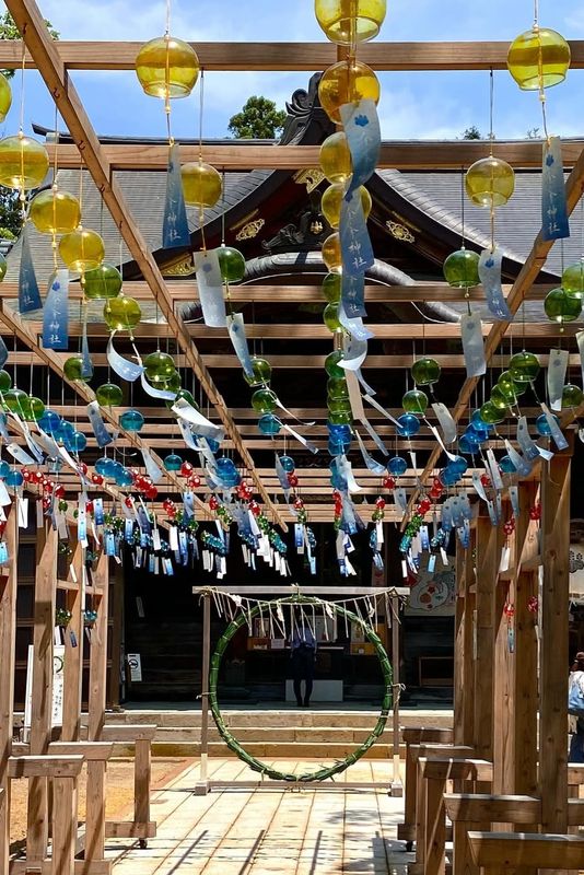 A spot for windchimes in Nagaoka photo