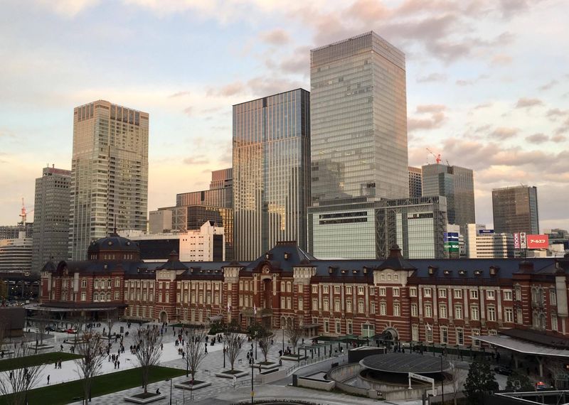 Best viewing spots for Tokyo Station photo