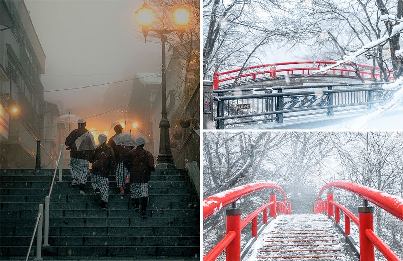 Japan's onsen in winter, the best season for a soak photo