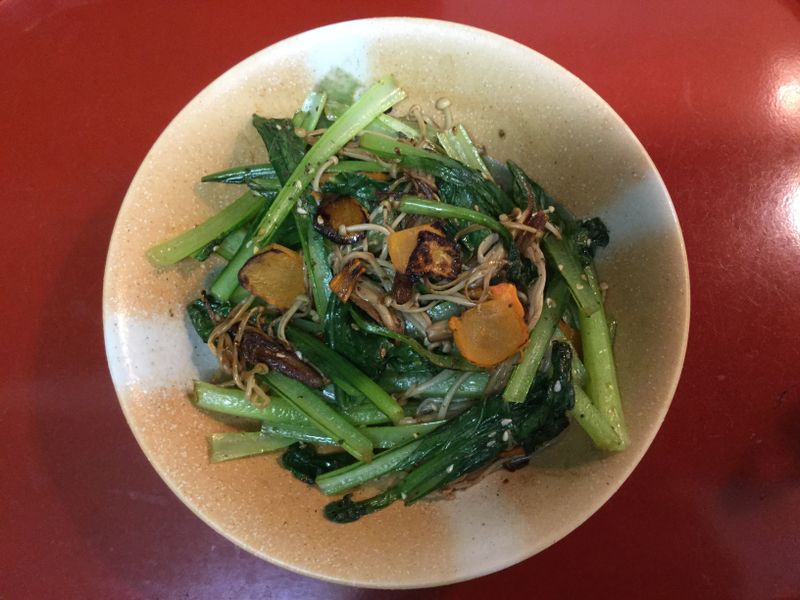 Zaatar with Japanese veg? It's good! photo