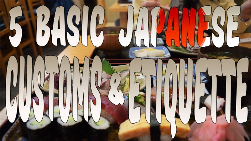 5 Basic Japanese Customs and Etiquette photo