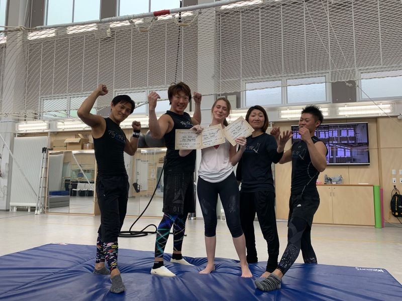 Exercise Classes in Japan: Trapeze Edition photo