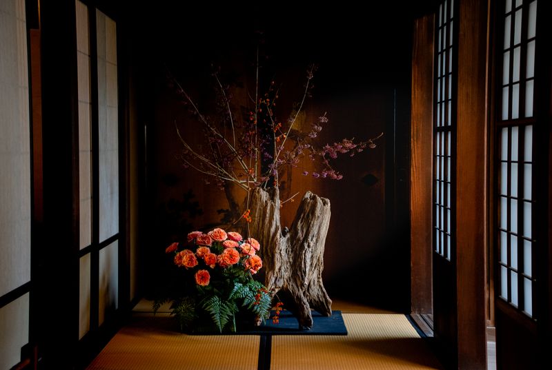 Artist Shogo Kariyazaki brings flower power to Kyu-Iwasaki-tei Gardens photo