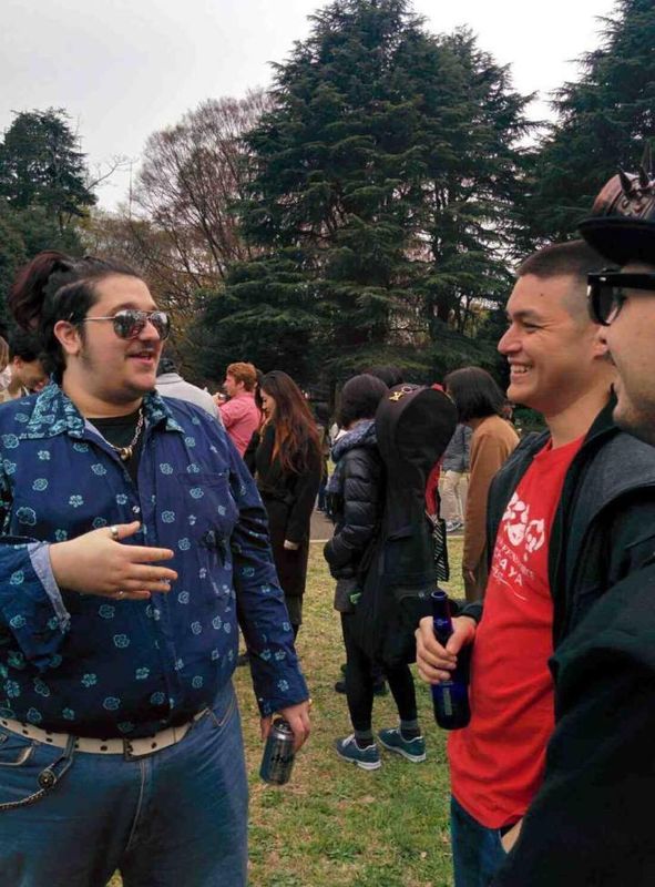 Hanami Experience: Partying it up with a bunch of YouTubers! photo