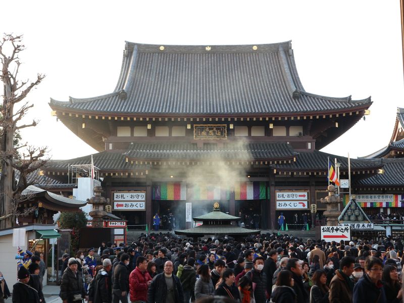 New Year / hatsumode at Kawasaki Daishi: Image gallery photo