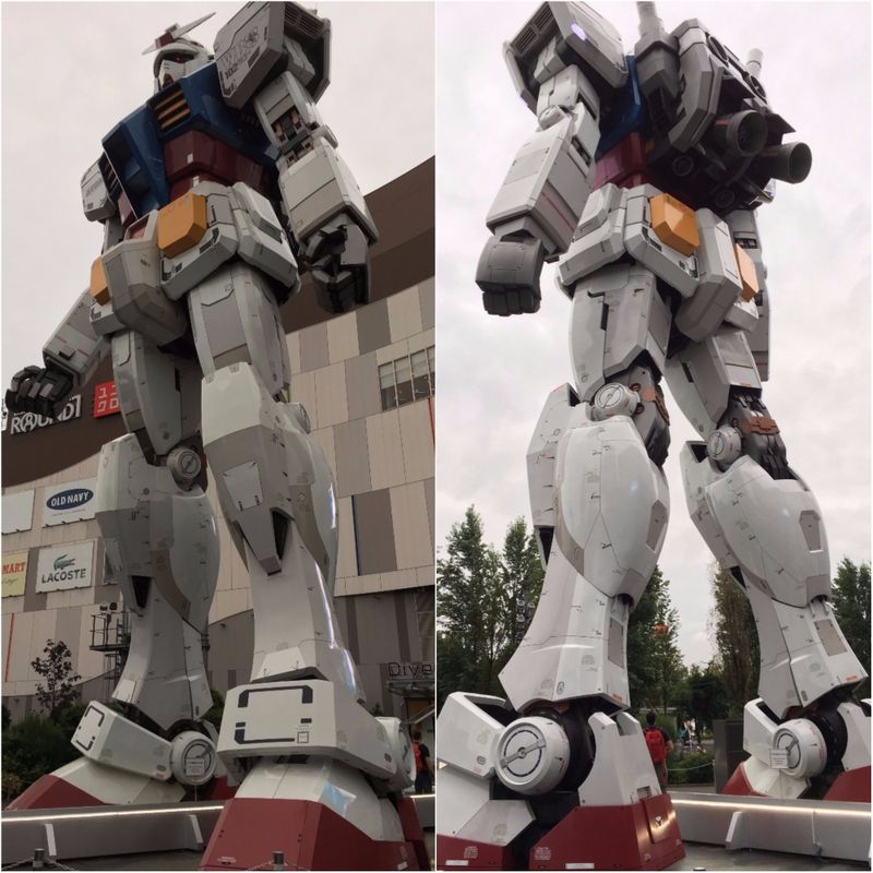 ガンダムユニコーンの彫像が東京のお台場で公開されました photo