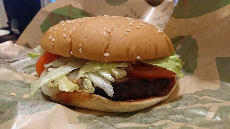 BurgerKing's plant-based burger.... OMG! photo