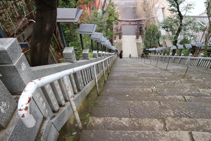 Atago Shrine can keep its stairway to promotion, I like the peace and quiet at the bottom. photo