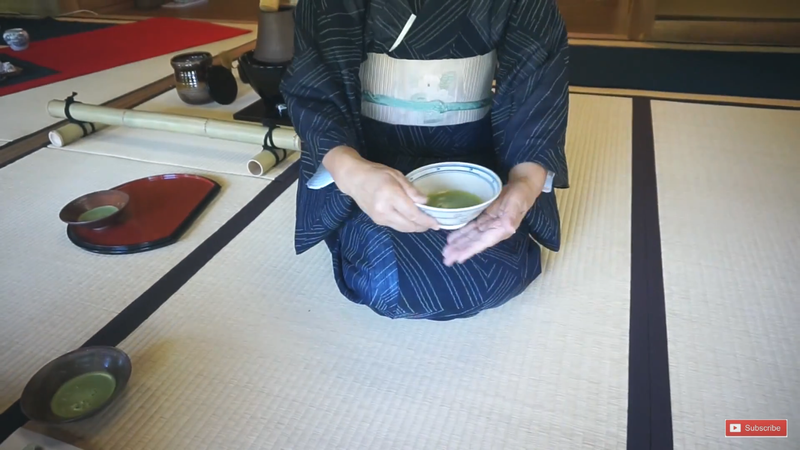 静岡の伝統的な緑茶の儀式 photo