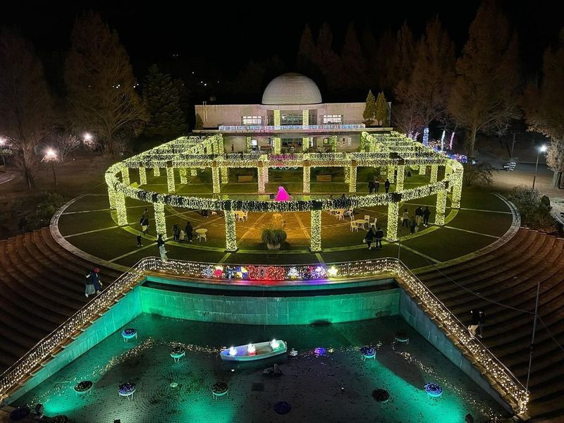 A whimsical illumination at the Gunma Flower Park photo