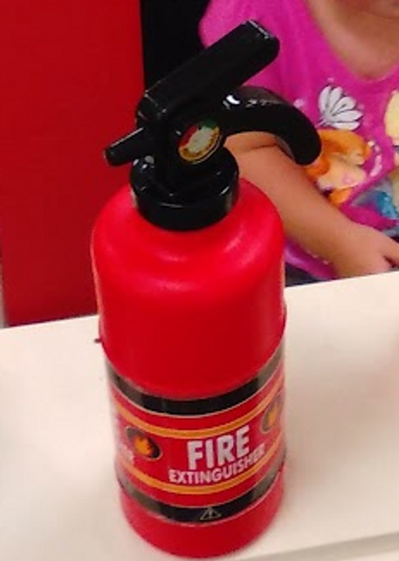 Inspecting a Home Fire Extinguisher  photo