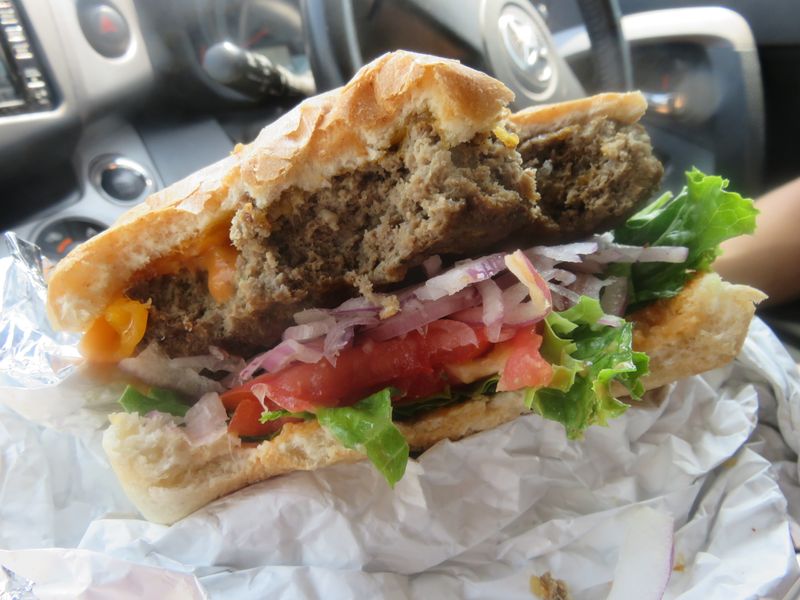 Costco burger photo