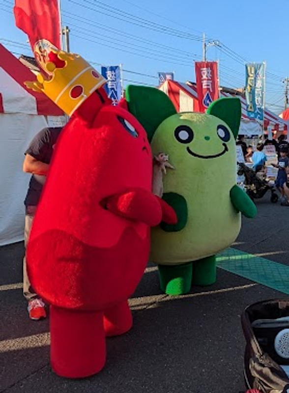 The mascots of attractions photo