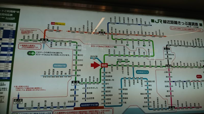 仙台的Senseki线为Kanji-Phobic photo