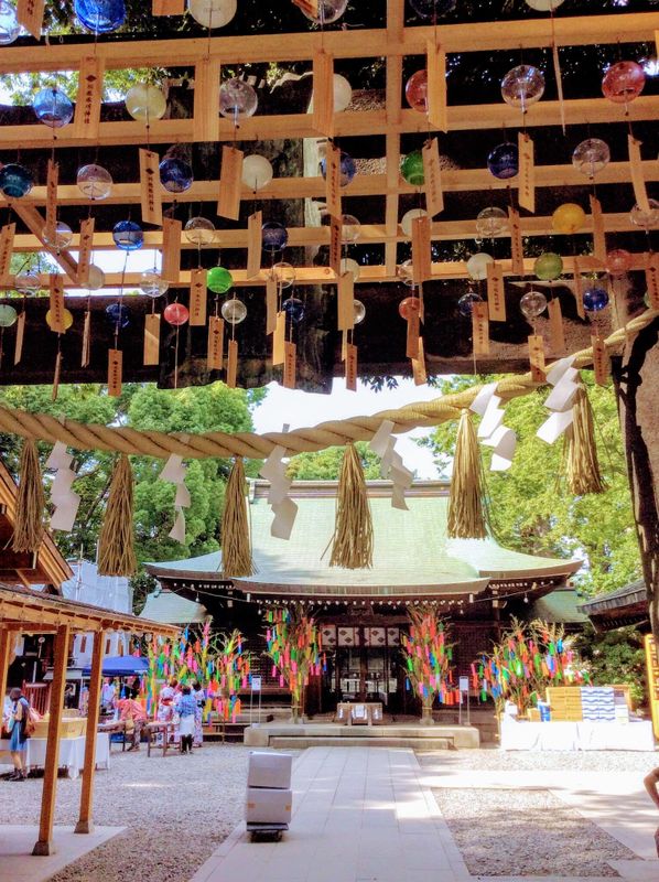 Things that didn't exist early on: wind chime displays photo