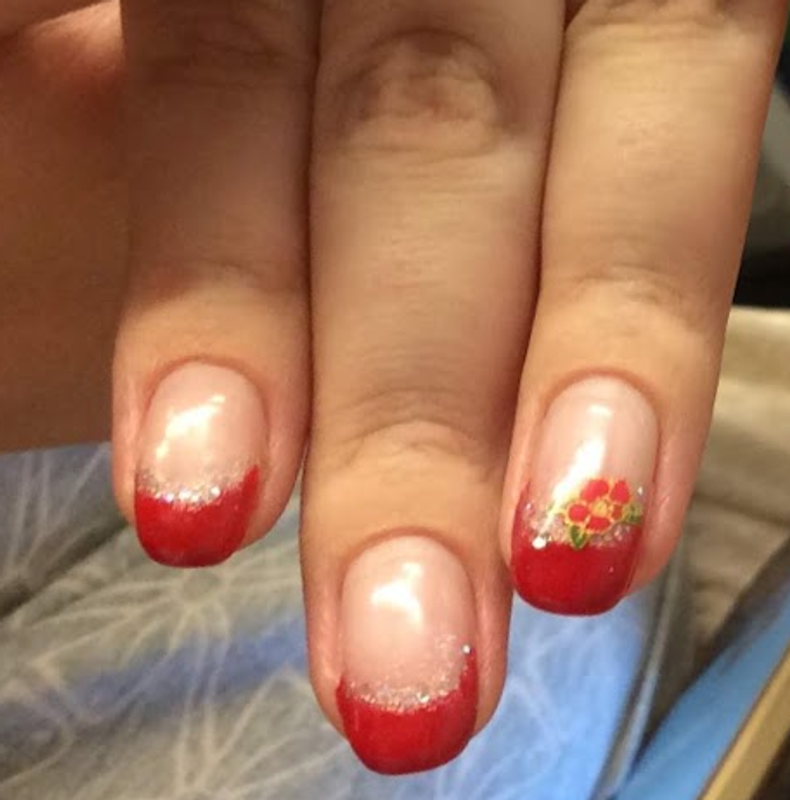 Adding a bit of color on Summer Nail Day photo