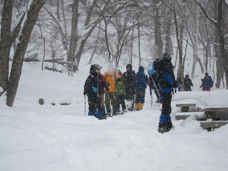 Winter outdoor sports in Japan photo