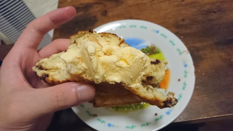 How to Make Ice-cream Melon-pan Sandwich photo
