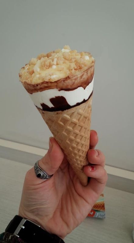 Seven-Elevenの大人用ペパーミントオイルアイスクリーム photo