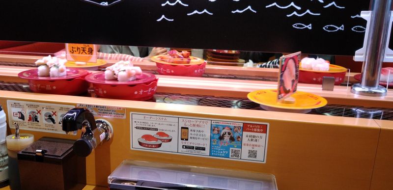 The Safety of Conveyor Belt Sushi Safety in Covid Japan photo