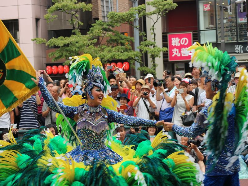 日本各地的国际和民族节日庆祝外籍人士社区 photo