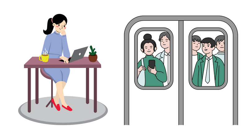 Work from home pros and cons during summer in Japan photo