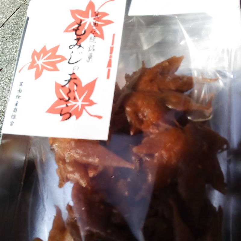 Eating Japanese Maple Leaves photo