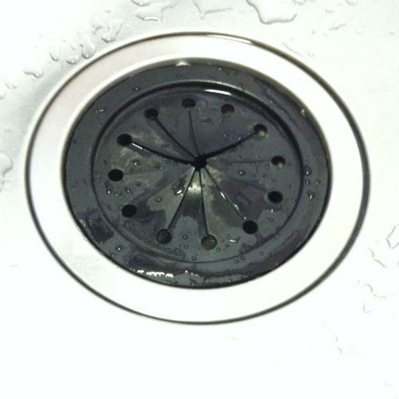 Why are you so strange, Japanese sink drain?
 photo