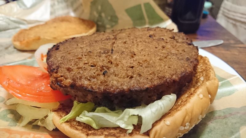 BurgerKing's plant-based burger.... OMG! photo