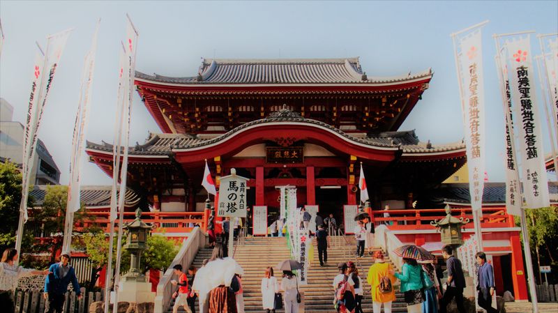 在名古屋的Osu Kannon寺度过黄金周的最后一天 photo