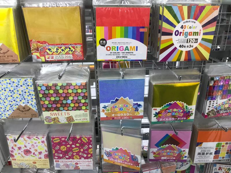 Inexpensive crafts with kids: Origami photo